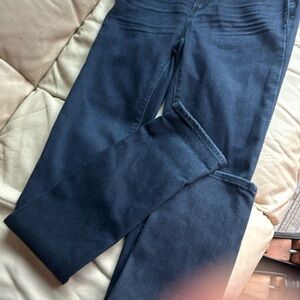 Paige Mid Rise Skinny Jeans,Long,Stretch